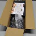 Over The Table Rod Stand with Clamps Adjustable 31"-110'' Length 31"-64" Height Table Balloon Arch Stand with Storage Bag Metal Decorating Rod for Table Hanging (Black)