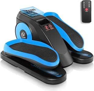 ANCHEER Under Desk Elliptical, Ellipse Leg Exerciser for Seniors Fully Assembled , Electric Seated Pedal Exerciser with Remote Control & 12 Adjustable Speed/Resistance