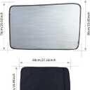 Roof Sunshade Compatible with BMW iX M60 xDrive40 xDrive50 2022-2025, Top Window Sun Shade Sun Protection Heat Insulation Foldable Quick Installation