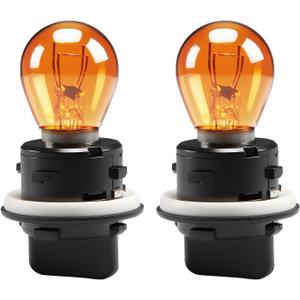 2PCS Front Turn Signal Light Sockets & Bulbs kit Compatible with Hyundai Elantra Sonata, Turn Signal Bulb and Holder Set Fit for KIA Soul Forte Replace# 92166-3K000