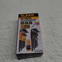ELEAD Allen Wrench Hex Key Set: Premium 27pcs Durable Hex Key Set with Grip Handle, Long and Short Arm with Ball End, Metric & SAE Size Allen Key Set, Organized Storage