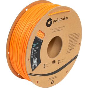 Polymaker ABS Filament 2.85mm Orange, 1kg 3D Printing Filament, PolyLite ABS 3D Printer Filament, Heat Resistant, Strong & Durable, Dimensional Accuracy +/- 0.03mm