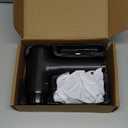 Massage Gun Deep Tissue, Handheld Electric Muscle Massager, High Intensity Percussion Massage Device for Pain Relief with 9 Attachments & 30 Speed(Black)