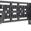 Eforlife 2-Tier Sword Holder Wall Mount - Samurai Display Stand Hanger With Hollow Out Pattern for Katana, Wakizashi and Standard Swords