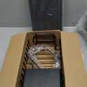 ANTOPY Sink Dish Drying Rack - Expandable Small Dish Rack Over Sinks with Silicone Drying Tray, Dish Drainer for Kitchen Counter with Cutlery Holder, Drying Rack Fit for 14-19 Kitchen Sink