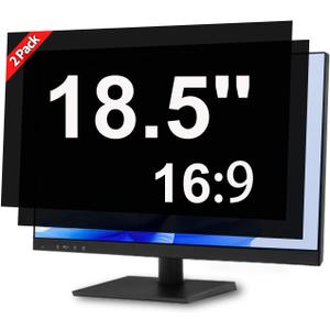 [2 Pack] 18.5 Inch Privacy Screen for Computer Monitor Blue Light Screen Protector Anti Glare Anti-Scratch Monitor Privacy Shield Screen 18.5 Inch 16:9 Aspect Ratio