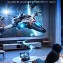 Wireless HDMI Transmitter and Receiver 4K Decode & 1080P@60Hz Ultra HD Output, 328Ft/100M Wireless HDMI Extender, 2.4G+5G Plug & Play for Streaming Video and Audio to Monitor from PC/TV Box/Projector