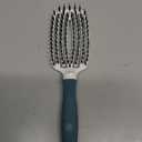 Boar Bristle Detangling Brush - Great for Thick, Dry, Curly or Straight Hair, Adults and Kids. Travel-Friendly Hair Detangler for Women.