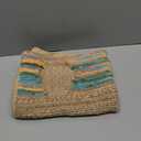 Creative Co-Op Hand-Woven Jute and Cotton Chindi Lumbar Pillow, Multicolor, 24 inches x 16 inches x 1 inch