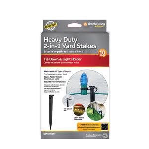 Heavy Gaurd 2-1 Yard Stakes 10 pcs( 2 Pack)
