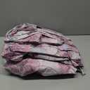 RUVANTI 100% Cotton Sheets  Split King Size Percale Bedding, Cooling & Breathable Floral Design, Durable with a Crisp, Soft & Comfortable Feel, 16" Deep Pocket, 5-Piece Set, Lilac Floral