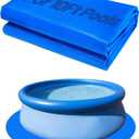 Aulock Heavy-Duty 10FT Pool Liner Pad for Round Above Ground Pools - Swimming Pool Mat Tarp to Prevent Punctures and Weed Barrier (Blue)