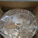 Metal Lampshade Moroccan metal drum shades, Hollow-out Metal Lamp Shade Lamp Covers for Table/Floor Lamp and Chandelier(black/antique brozen gold)