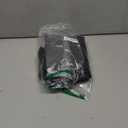 78 X 53 Inch Cubicle Curtain for Office, Blackout Privacy Curtains for Room Divider with Self Adhesive Hook Privacy Door Partition, Black