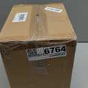 Chonsun Christmas Village 8.7 Inch Popcorn Shop with LED Lights Resin Village Houses Holiday Music with USB/3AA Batteries Rendering Atmosphere Christmas Decorations