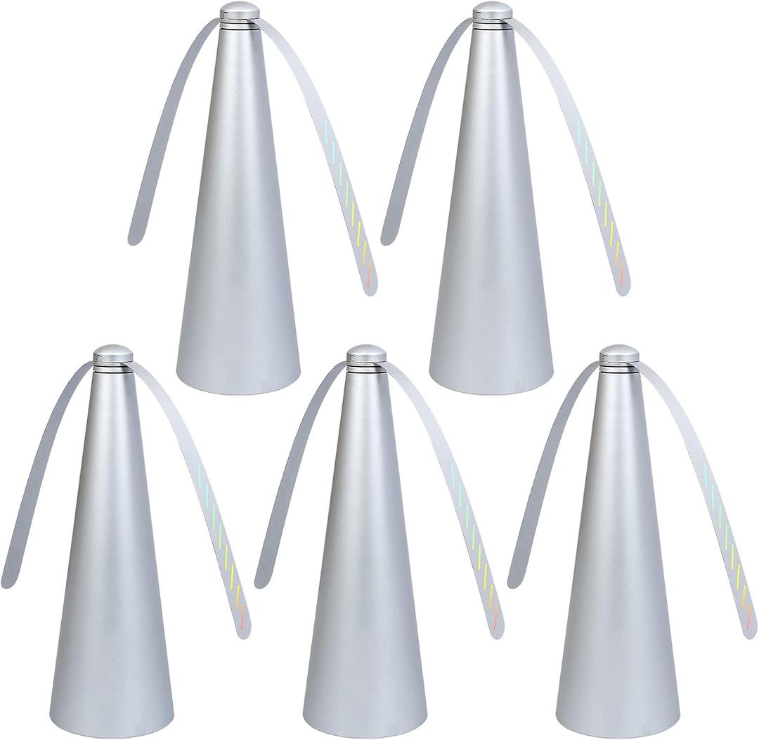 PIOPIAONIU 5 Pcs Table Fly Fans for Indoor and Outdoor Food Fans for Restaurant,Home Party