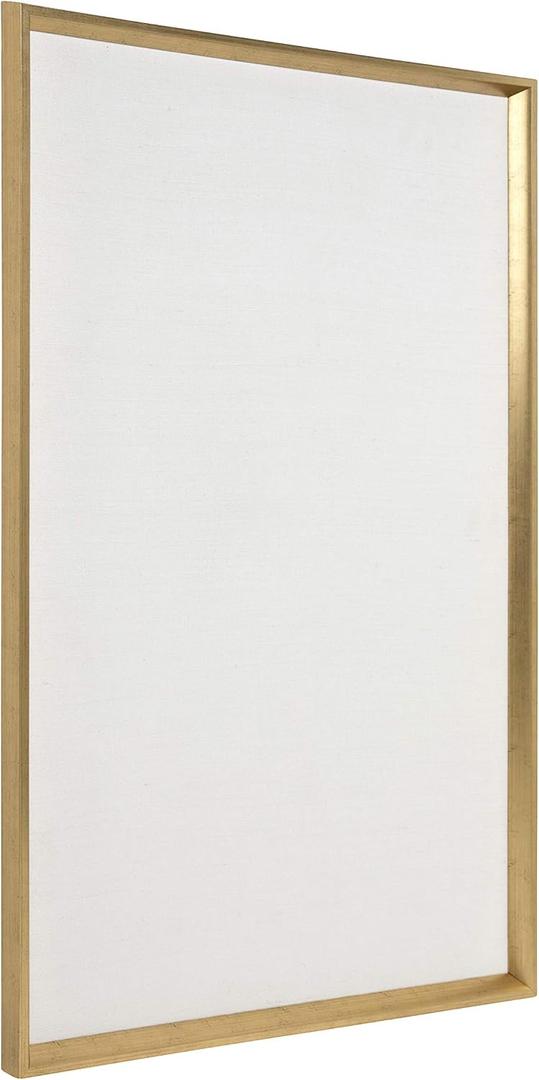 Kate and Laurel Calter Framed Linen Fabric Pinboard, 25.5 x 41.5, Gold