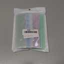 YouU TFYU Washi Cards, 40 Pcs PVC Tape Sample Board Paper Tape Board, 5x15cm Red Blue Green Clear Color