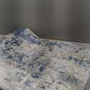 5x7 Area Rugs for Living Room: Washable Neutral Abstract Rug Soft Modern Rugs Indoor Floor Non-Slip Carpet for Bedroom Dining Room Nursery Office(Greyblue, 5'x7')