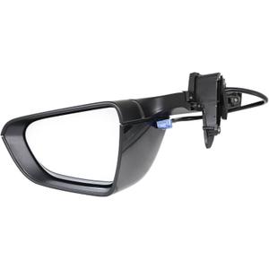 GXARTS Black Right Side Passenger Side Mirror Compatible with Tesla 3 2017 2018 2019 2020 2021 2022 2023