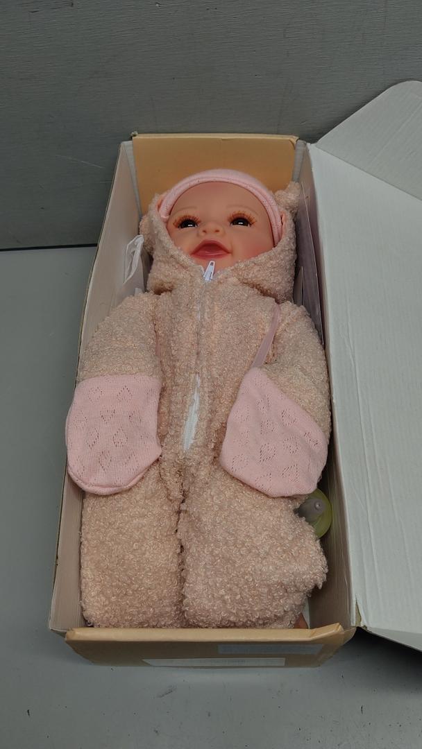 BABESIDE Baby Dolls, 17inch Large Realistic Cute Soft Body Baby Doll Real Life Baby Dolls with Accessories for 3+ Year Old Girls Gifts, Pretend Play, Collection