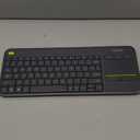 Logitech 920007119 Wireless Touch Keyboard K400 Plus, Black