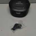 Greadio CD Boombox Player with AUX Input, Portable Boombox Player with Good Sound, CD/C D-R/C D-RW Compatible, Programmable, Battery/Type-C Operated,Digital Portable Boombox for Kids,Seniors Black