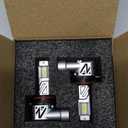 SEALIGHT 9012 Light Headlight Bulbs, 800% 44,000LM Super Bright, 1:1 Real Size, 6500K Cool White Bulbs for Car Powersports ATV/UTV, Pack of 2