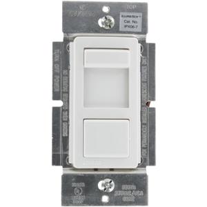 Leviton IllumaTech Dimmer Switch for Fluorescent Mark 10 Ballasts, IPX06-70Z, White (Image)