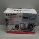 Kitchen in the box Stand Mixer,3.2Qt Small Electric Food Mixer,6 Speeds Portable Lightweight Kitchen Mixer for Daily Use with Egg Whisk,Dough Hook,Flat Beater (Black)