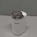 Cuisinart Coffee Grinder, One Touch Control Coffee Bean Grinder with Stainless Steel Bowl and Blades, 2.5 oz/ 70g Capacity Enough for 12 Cups, On/ Off Switch with Safety Interlock, DCG-20N, White