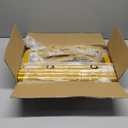 Metal 43.3 Inches Garment Rack with Bottom Shelf Clothing Rack for Hanging Clothes Coats Skirts Shirts Sweaters Gold