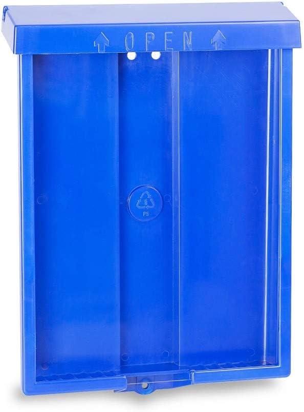 SOURCE ONE Outdoor Real Estate Style Brochure Holder Color Variety White, Black, Red, Pink & Blue Available (1 Pack)