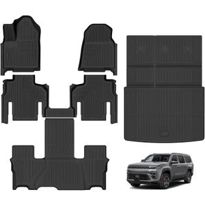 TPE Floor Mats & Cargo Liner for 2026 Grand Wagoneer L 7-Seater