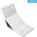 uxcell 4Pcs 135 Degree Angle Aluminum Profile Corner Brackets, Corner Brace Joint Connectors for 4080 Series (Silver White)
