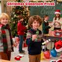 2 x Christmas Crackers with Prizes for Kids 12 PCS Christmas Party Favors Supplies Bulk Mini Non-Snap Dinner Table Favor Games Goodie Bag Stuffers Classroom Prizes Student Gifts Toys for Boys Girls