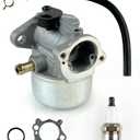 YAMAKATO 799868 Carburetor for Briggs & Stratton 498170 799872 694202 497586 498254 790821-14111 4-7 hp engines 6.5hp 6.75hp Engines Carb w/Spark Plug Lawn Mower Tune Up Kits