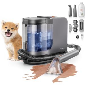 uwant Portable Carpet Cleaner with Steam& Heating System 18Kpa Powerful Suction Carpet Cleaner with 4 Cleaning Tools& Solution 2 in 1 Upholstery Cleaner Steam Cleaner for Pets, Car