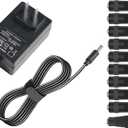 26V 1A Extra Long 6.6FT FEIYIU Power Supply Charger Cable (Input AC 100V-240V, Output DC 26 Volt 1 Amp 26 Watt) Adapter Transformer Converter DC 5.5mm x 2.1mm / 5.5mm x 2.5mm