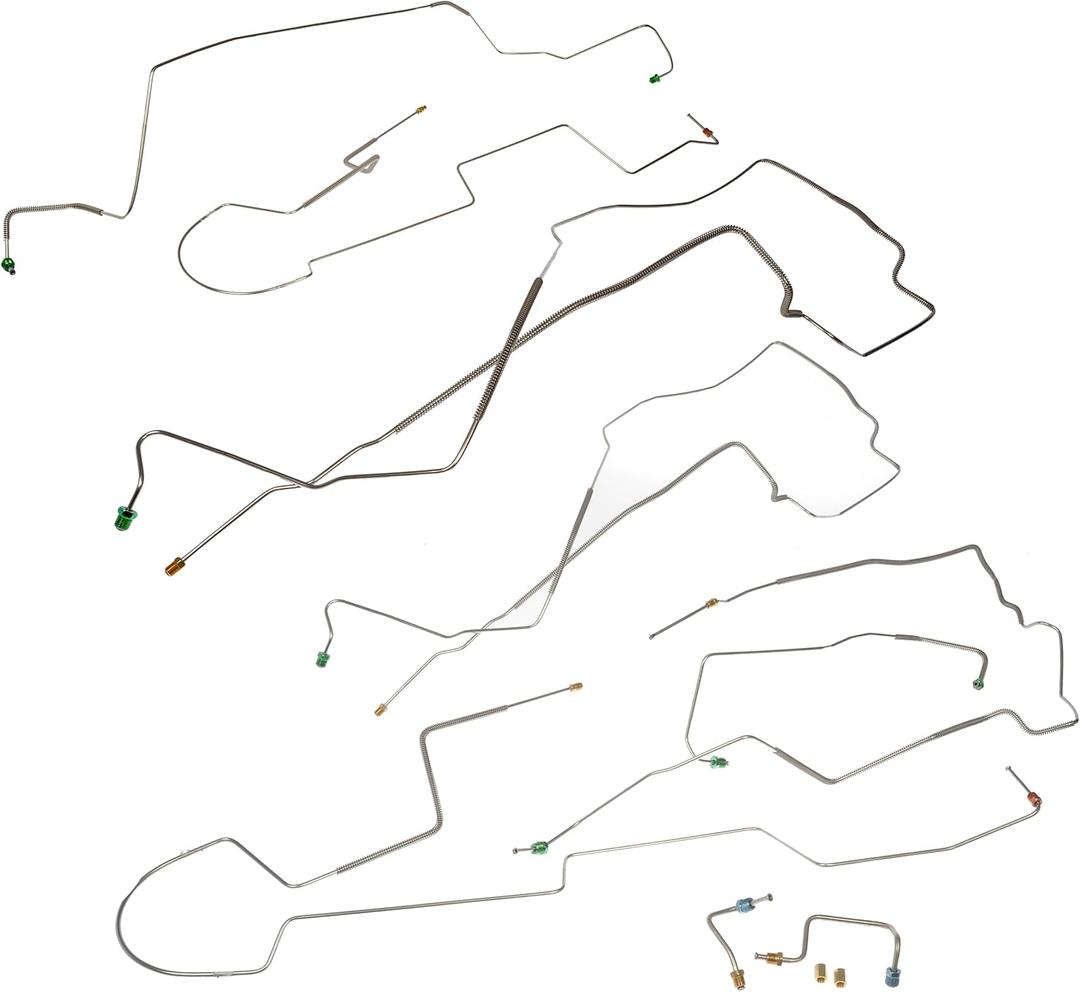 Dorman 919-040 Stainless Steel Preformed Brake Line Compatible with Select Buick/Pontiac Models (OE FIX)