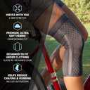 ACE Brand Flex Comfort Compression Knee Sleeve with Stabilizers 208701, Medium