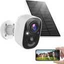 MaxiViz Solar Camera Outdoor Wireless, 2.4GHz Wi-Fi Security Camera with AI Motion Detection, Cameras for Home Security with 2K Color Night Vision, Two-Way Talk, IP66 Weatherproof, Cloud/SD Storage