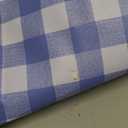 Romanstile Rectangle Vinyl Tablecloth, 100% Waterproof Buffalo Gingham Plastic Table Cloth, Heavy Duty Wipeable Checkered Table Covers for Outdoor, Camping, Picnic, Patio - 54 x 78, Light Blue