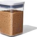 OXO Good Grips POP Container - Airtight Food Storage - Small Square Short 1.1 Qt Ideal for 1 lb of brown sugar or confectioner's sugar