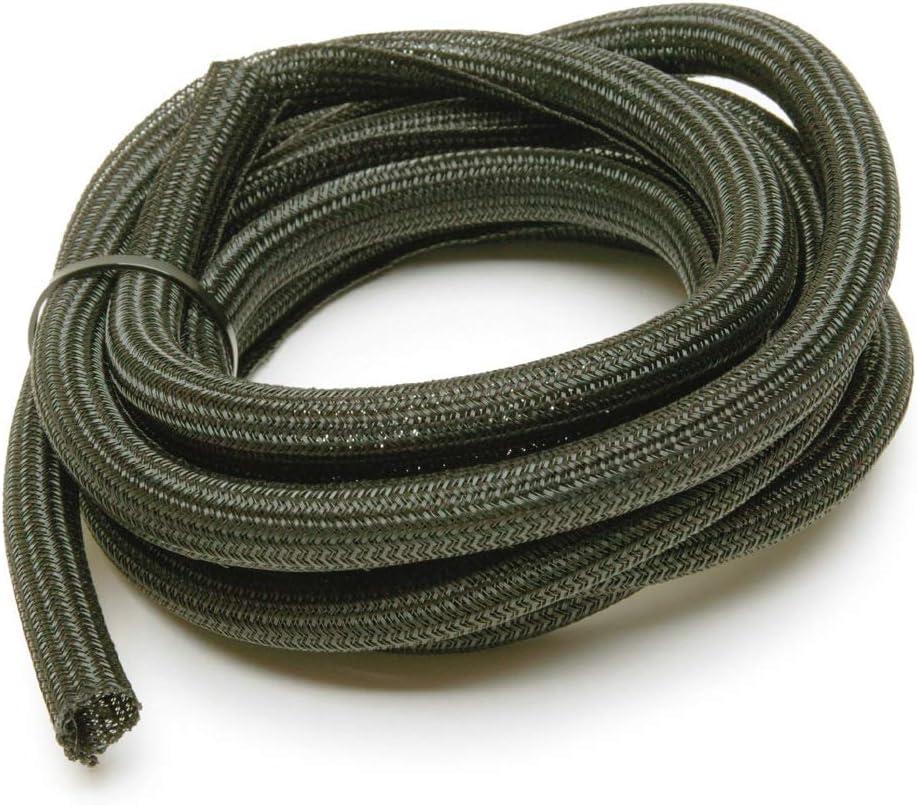Painless Performance 70902 PowerBraid Split Braided Sleeving, 1/2" Diameter, 10' Length, Black
