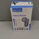 BEAUTURAL Fabric Shaver and Lint Remover, Sweater Defuzzer with 2-Speeds, 2 Replaceable Stainless Steel Blades, Battery Operated, Remove Clothes Fuzz, Lint Balls, Pills, Bobbles Gray