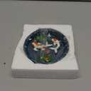 Koi Fish Ring Dish - Resin Jewelry Tray, Jewerly Holder for Women& Engagement Gift, Wedding Ring Holder for Ceremony, Key Bowl for Trinkets, Small Decorative Tray (Dark blue)