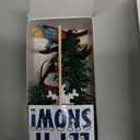 Skiers and Evergreen Trees Winter Cake Wonderland Topper Decoration Set