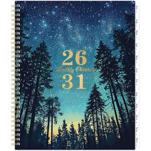 Monthly Planner 2026-2031 July 2026 - June 2031, 9"x11", 5 Year Calendar 2026-2031 Monthly Planner with Double-Side Pockets & Notes Pages, 60 Months Tabs, Perfect for Work, School & Family Planning