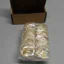 12pcs Ramadan Napkin Rings, Bismillah Letter Metal Napkin Ring Serviette Rings Buckle Gold Eid Mubarak Napkin Holder for Wedding Party Ramadan Banquet Table Decor